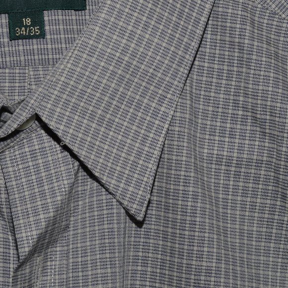 Hill Archer button down mens shirt size 18 J725 - Picture 3 of 4